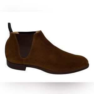 Crockett & Jones Chelsea Cranleigh Brown Suede Boots Mens UK 9 - US 10 Casual